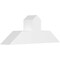 Ekena Millwork Portland Architectural Grade PVC Gable Bracket, 36"W x 13 1/2"H x 6"D x 6"F, 9/12 Pitch GBP036X14X0606POR00 - alternate 1